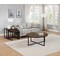 Alaterre Furniture Arcadia Acacia Wood 42" Round Coffee Table, Antiqued Mocha ANAR1275A - alternate 4